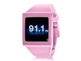 Bracelet de montre HEX pour iPod nano 6G - rose