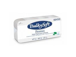 BulkySoft Toilettenpapier, 2-lagig, 250 Blatt - 8 Rollen