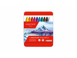 CARAN D'ACHE Pastels à la cire Neocolor II (10x)