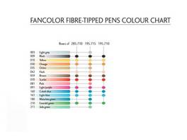 CARAN D'A Stylo fibre Fancolor Maxi
