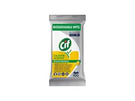 CIF Allzweck-Reinigungstücher Clean & Shine Professional Wipes 100 Tücher