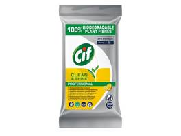 CIF Allzweck-Reinigungstücher Clean & Shine Professional Wipes 4 x 100 Tücher