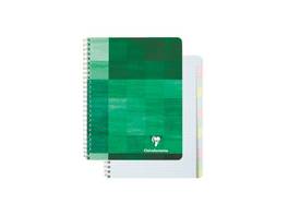 CLAIREFONTAINE Carnet spirale assorti 17x22cm