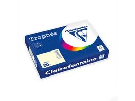 CLAIREFONTAINE Kopierpapier Trophée Pastell A3, 80 g/m², 500 Blatt