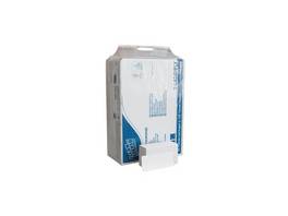 CLEAN AND CLEVER Essuie-mains en papier Pro 204 pliage W, 2 couches, blanc