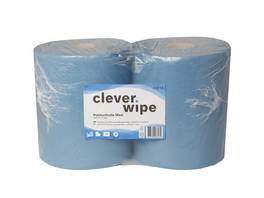 CLEVER WIPE Papier d'essuyage Maxi 3 couches, 2 rouleaux