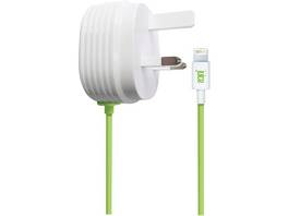 Chargeur de jus avec câble Lightning intégré pour tous les appareils iOS - blanc