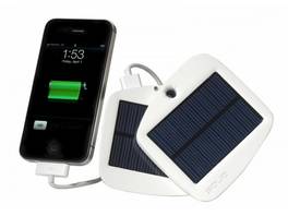 Chargeur solaire portable Solio avec intégr. Batterie d'une capacité de 2 000 mAh. Charges