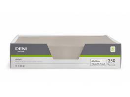 DENI meet Sets de table Airlaid, gris, 30x40cm