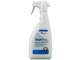 DENTIMED Flächendesinfektion Septalkan Sprühflasche 4 x 750 ml