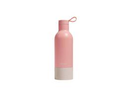 DROPZ Flasche 0.5L mit Aufbewahrungsfach rosa