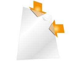 DURABLE Chemises A4 grainées, en feuille dure