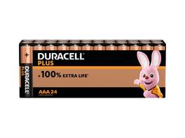 DURACELL Batterie Plus AAA 24er Pack