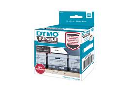 DYMO Étiquettes d'adresse en plastique, 28 x 89 mm, 1 x rouleau de 100 pièces