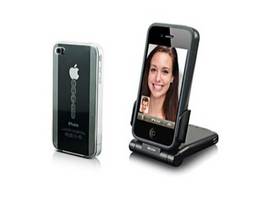 Dexim P-FLIP Power Play Dock & étui de protection iPhone 4/4S