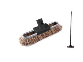 EDI CLEAN Balai brosse + manche télescopique Metasuisse universel 27 cm