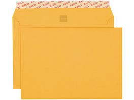 ELCO Briefumschläge Gelb Bank C5 229 x 162 mm, gelb,