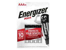 ENERGIZER Batterie Max AAA/LR03 - 4er Pack
