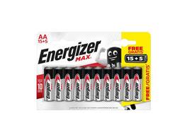 ENERGIZER Batterie Max AA/LR06 - 20er Pack