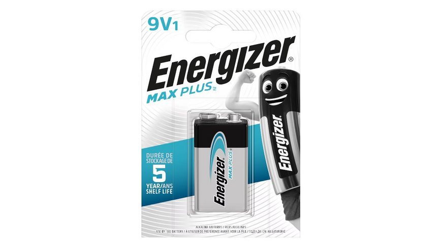 Energizer MAX PLUS Alkaline-Batterien AA/LR6 – 20 Stück, 12 Jahre Haltbarkeit