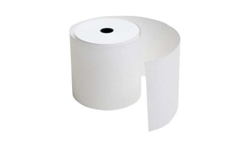 HeiGroup HeiPOS - 50x Kassenrollen Thermorollen - 80 mm x 80 m x 12 mm - 55 g/m² Papier - Für EC