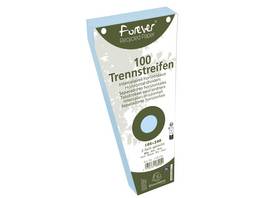 EXACOMPTA Trennstreifen trapezförmig, 100 Stück