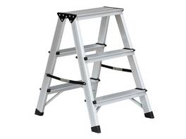 Echelle double à 3 marches, hauteur fermée: 66 cm