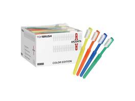 Einmalzahnbürste Coco Color, Top Brush PP, MIX, 100 Stück