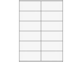 Etiquettes A4, 105 x 48 mm, 100 feuilles
