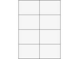 Etiquettes A4, 105 x 74 mm, 100 feuilles