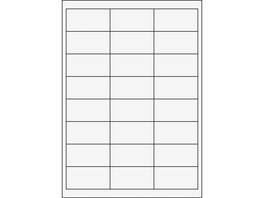 Etiquettes A4, 66 x 33.9 mm, 100 feuilles