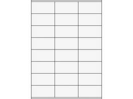 Etiquettes A4, 70 x 36 mm, 100 feuilles