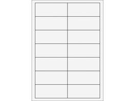 Etiquettes A4, 95 x 40 mm, 100 feuilles