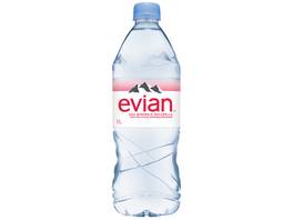 Evian Mineralwasser, ohne Kohlensäure 6 x 1 Liter