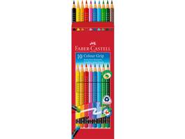 FABER-CASTELL Crayons de couleur gomm. GRIP