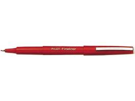 Fineliner, rouge, Pilot, non rechargeable, largeur de ligne 0.4 mm,
