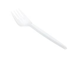 Fourchettes en plastique ( PS ) , 17cm, blanc