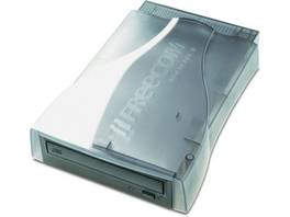 Freecom Technologies Portable II CD-ROM 48 Speed mit USB-Kabel/SW Grau