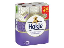 HAKLE Papier toilette Propreté Moelleuse 4 couches, 24 rouleaux
