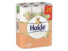 HAKLE WC-Papier Reichhaltige Sauberkeit 4-lagig, 24 Rollen