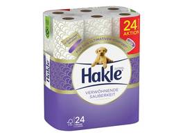 HAKLE WC-Papier Verwöhnende Sauberkeit 4-lagig, 24 Rollen