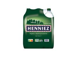 HENNIEZ Mineralwasser wenig Kohlensäure 6 x 1.5 Liter