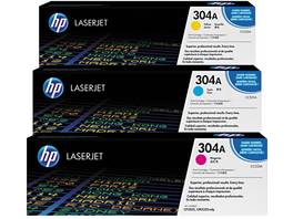 HP 304A Toner Tri-Pack CMY