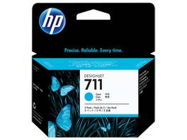 HP 711 Tintenpatronen cyan 3x pièce