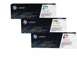 HP Toner Tri-Pack 312A CMY