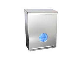 HYGOLET Spender & Abfallbehälter für Hygienebeutel Wallbox All-in-One Steelline