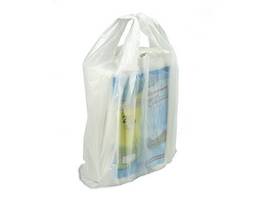 Hemdchentragebeutel (shopper)  weiss, 27.5 x 51 x 16 cm, 18my