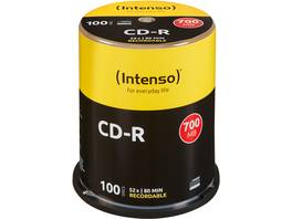 INTENSO CD-R Cake Box 80MIN/700MB - 100 Stk.