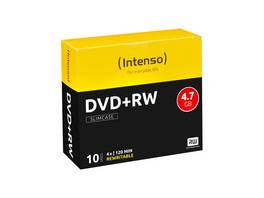 INTENSO DVD+RW Slim 4.7GB - 10er Pack