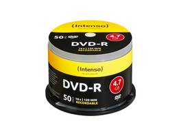 INTENSO DVD-R Cake Box 4.7GB - 50er Pack